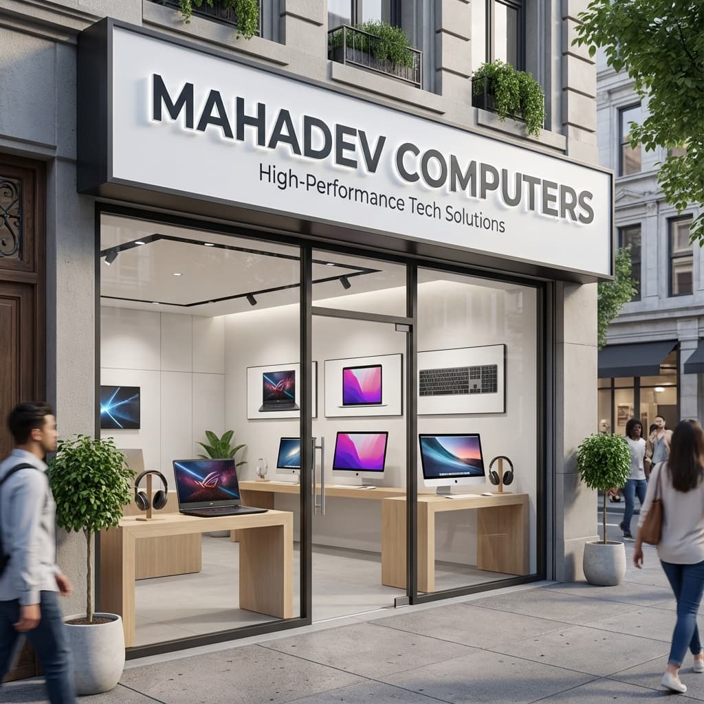 Mahadev Computers Shop Front